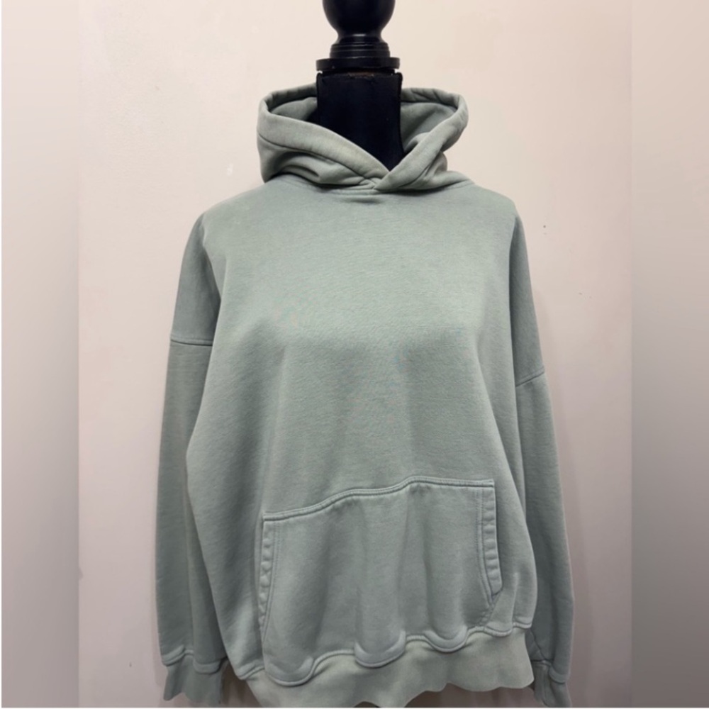 h:ours Men’s Sage Green Hoodie Sweatshirt XL